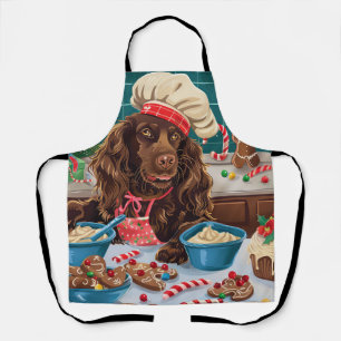 Field Spaniel Holiday Baking: Feestelijke Kerst Schort