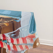 Field Spaniel Holiday Baking: Feestelijke Kerst Tafelkleed (Voorbeeld)