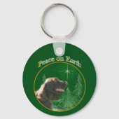 Field Spaniel Peace Sleutelhanger (Achterkant)