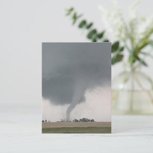 Field Tornado Briefkaart (Staand voorkant)