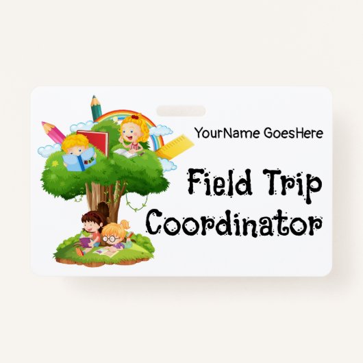 Field Trip Coordinator Badge (Voorkant)