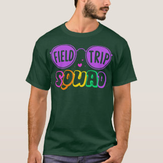 Field Trip Squad Kleuterschool Leraar Velddag T-shirt