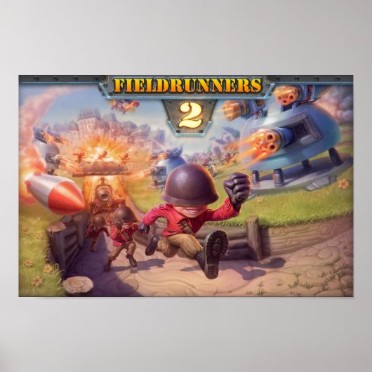 Fieldrunners 2 - Poster officiel (Devant)