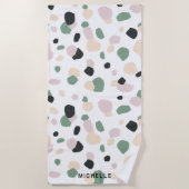 Fields of Dreams | Serviette de plage Monogram (Devant)