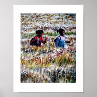 Fields of Gold Painting Poster
