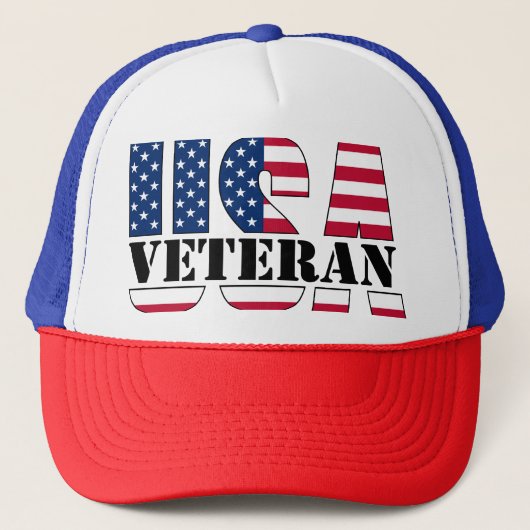 Fier Américain vétéran Patriotique Casquette de ba (Devant)