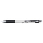 Fier asiatique fille, noir blanc stylo (Dos)
