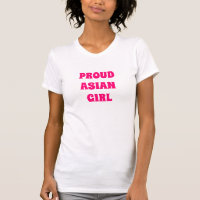 Fier asiatique fille, T-shirt