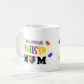 Fier Autisme Maman Mug (Devant gauche)