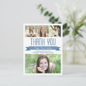 Fier Banner Carte de remerciements de graduation (Debout devant)