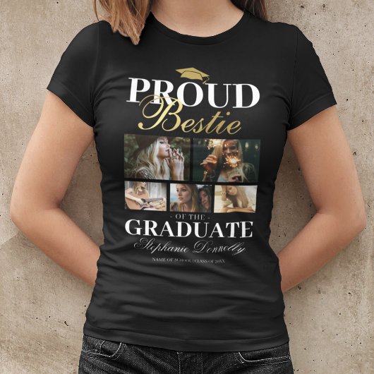 Fier Bestie de la T-shirt Graduate