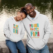 Fier Black Girl Noire Histoire Mois Famille