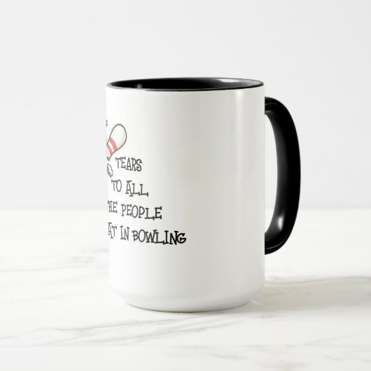 Fier Bowler Combo Mug (Devant droit)