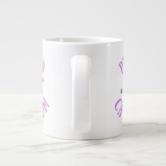 Fier chat maman Mug (Dos)