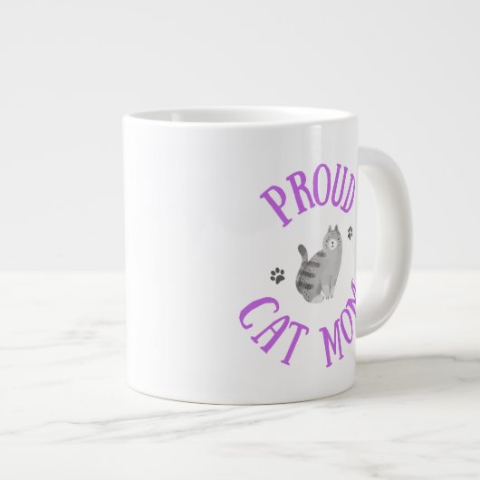 Fier chat maman Mug (Devant droit)