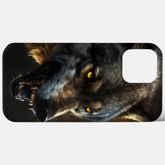 Fier coque iphone Wolf (Verso (horizontal))