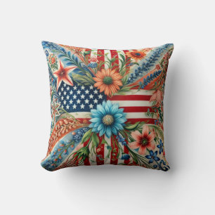 Fier Coussin américain. Coussins rond