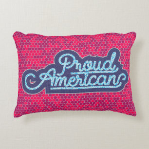 Fier Coussin américain de l'accent