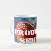 Fier de servir la tasse : (Devant gauche)