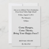 Fier de toi, alors...., Fière de ... Invitation (Dos)