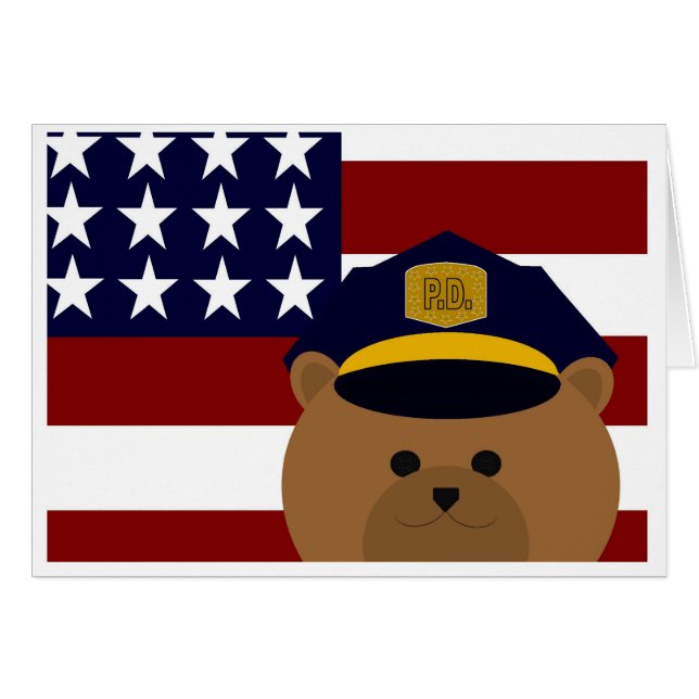 Fier de vous - policier (Devant horizontal)