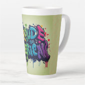 Fier d'être Américain Latte Mug (Angle droit)