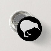 FIER D'ÊTRE KIWI Petit, 3,2 cm (1,25 po) Badge Ron (Devant & derrière)