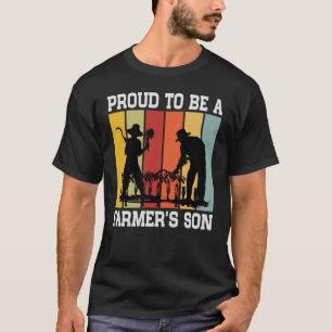 Fier d'être le T-shirt du fils d'un fermier