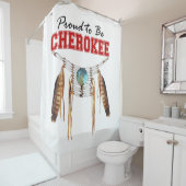 Fier d'être rideau en douche cherokee (En situation)