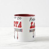 Fier d'être tasse de café de Lakota (Centre)