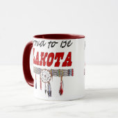 Fier d'être tasse de café de Lakota (Devant gauche)