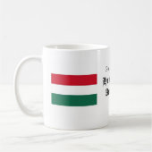 Fier d'être… tasse Hongrois-Américaine (Gauche)