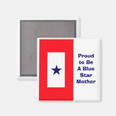 Fier d'être un aimant mère étoile bleue (Recto/Verso)