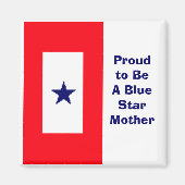 Fier d'être un aimant mère étoile bleue (Devant)