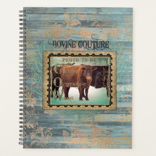 FIER D'ÊTRE UN C.O.W. AGENDA (Devant)