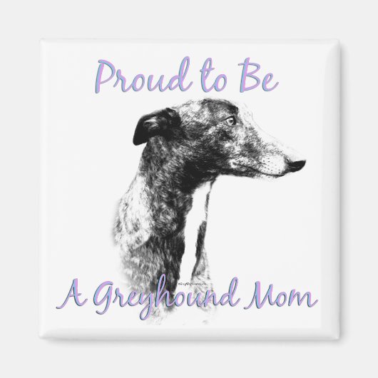 Fier d'être un Greyhound Maman Magnet (Devant)