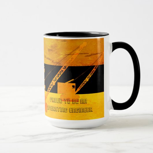 Fier d'être un ingénieur d'exploitation COLORÉ MUG (Droite)