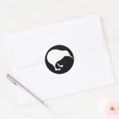 FIER D'ÊTRE UN KIWI - Sticker Rond Classique, Matt (Enveloppe)