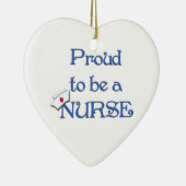 Fier d'être un ornement d'infirmière-Pendentif (Droite)
