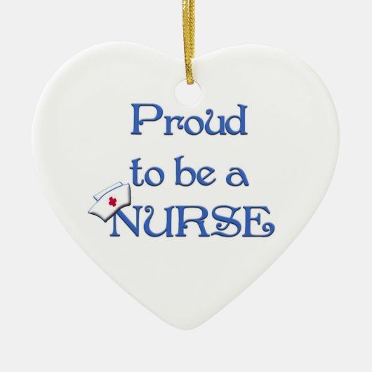 Fier d'être un ornement d'infirmière-Pendentif (Devant)