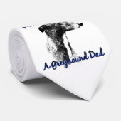 Fier d'être une Cravate de papa Greyhound (Roulé)