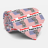 Fier d'être une cravate républicaine (Roulé)