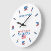 Fier D'Être Une Grande Horloge Américaine (Angle)