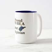 Fier d'être une Mug de Virginie Occidentale (Devant droit)