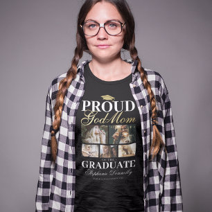 Fier Dieu maman du T-shirt Graduate
