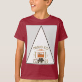 Fier enfant d'un T-shirt menuisier (Devant)