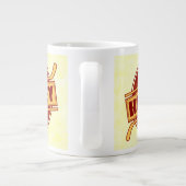 Fier Hockey Maman Coffee Mug Tea Cup (Dos)