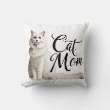 Fier Maine Coon Chat Maman Coussin III