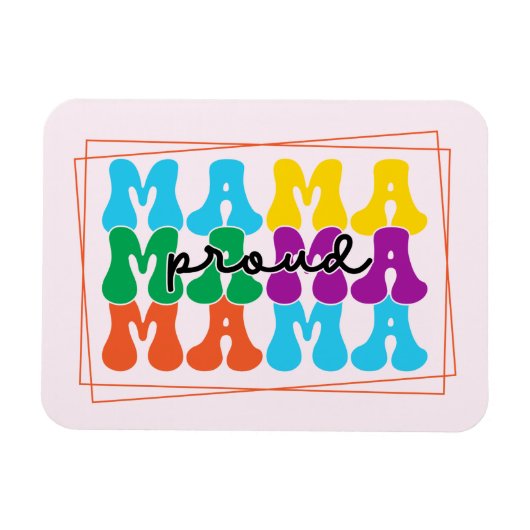 Fier Mama Magnets de Sensibilisation sur l'autisme (Horizontal)