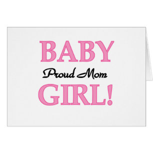 Fier Maman Baby Girl Tshirts et cadeaux